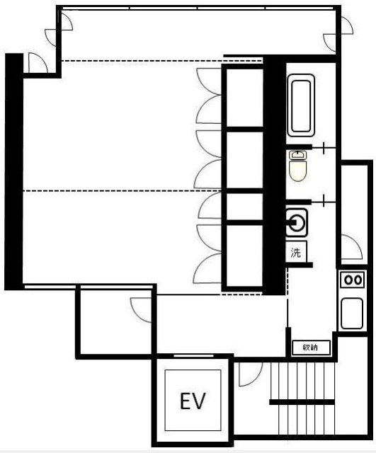FLEG恵比寿W401 間取り図