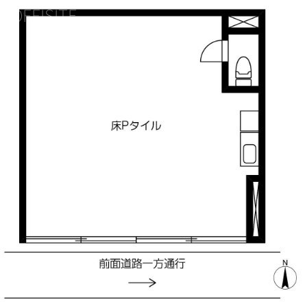小島倉庫1F 間取り図