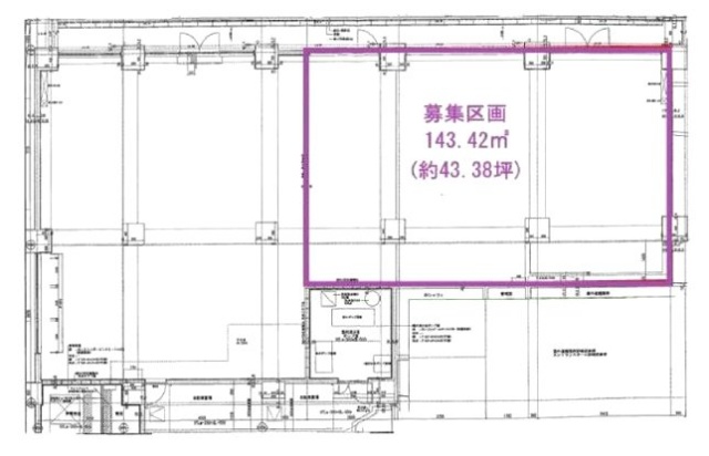 レジディア笹塚Ⅱ1F 間取り図
