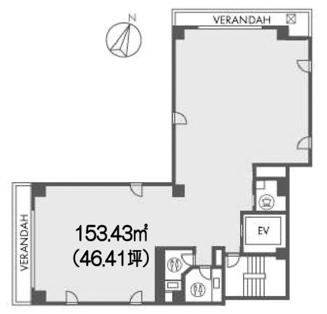 恒倉ビル3F 間取り図