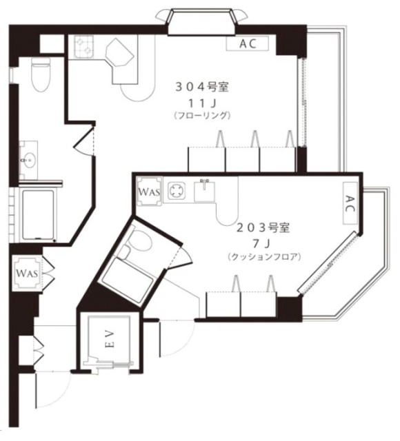 原宿CSハウス304 間取り図