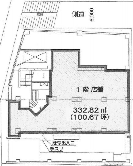 京やビル1F 間取り図