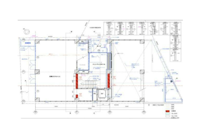 VORT深沢residenceビル1F 間取り図
