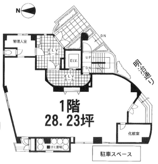 T-WAVEビル1F 間取り図