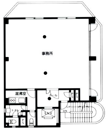 代々木PIビル4F 間取り図
