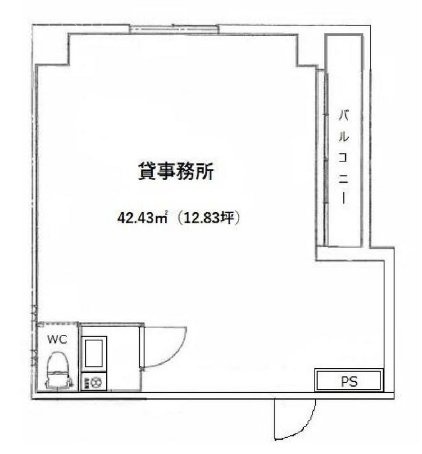 ラフィネ新宿9F 間取り図