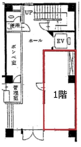 善幸ビル1F 間取り図