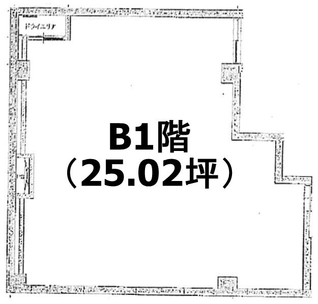 KODAビル幡ヶ谷B1F 間取り図