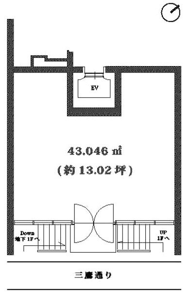 ブラヴィミタカビル1F 間取り図