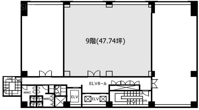 マツモトビル9F 間取り図