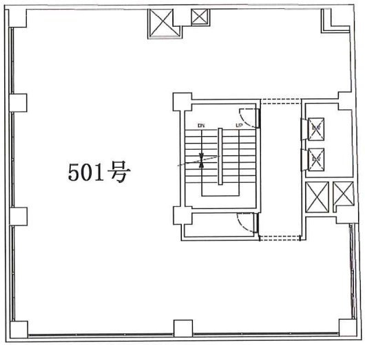 第6ポールスタービル501 間取り図