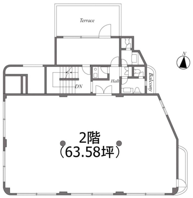 Nテラス市ヶ谷2F 間取り図