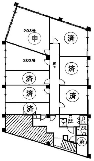 西荻窪駅前永谷ビル202 間取り図