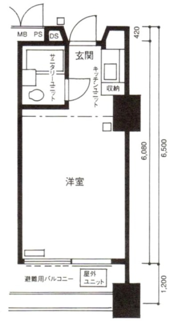 東京ロイヤルプラザ513 間取り図