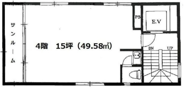誠心Oビル4F 間取り図