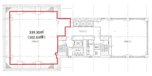 兜町第1平和ビル7F 間取り図