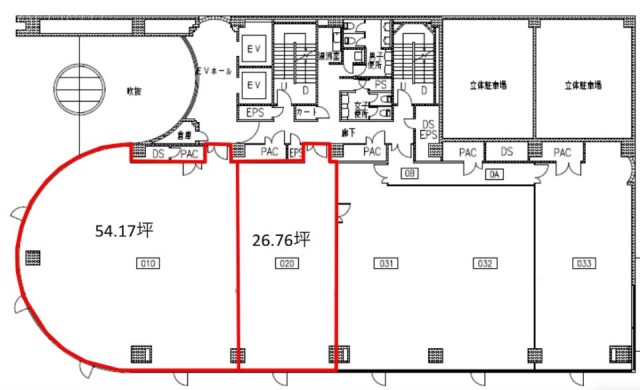 大同生命前橋ビル2F 間取り図
