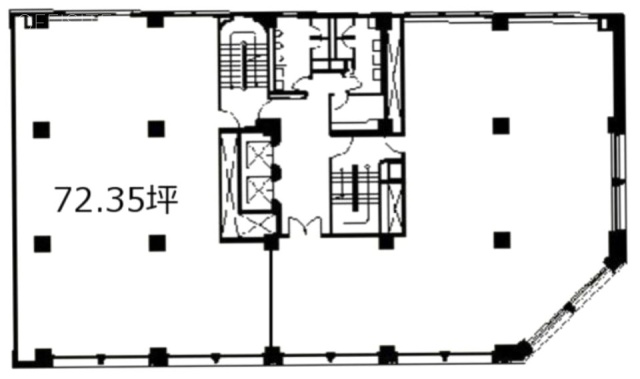 明産溜池ビル8F 間取り図
