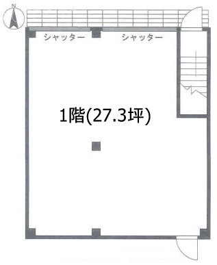 鳥海ビル1F 間取り図