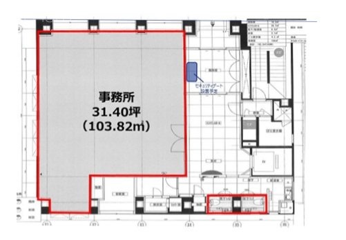 豊栄蒲田ビル1F 間取り図