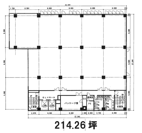 銀座大野ビル7F 間取り図