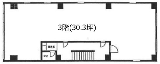 アルコーブビル3F 間取り図