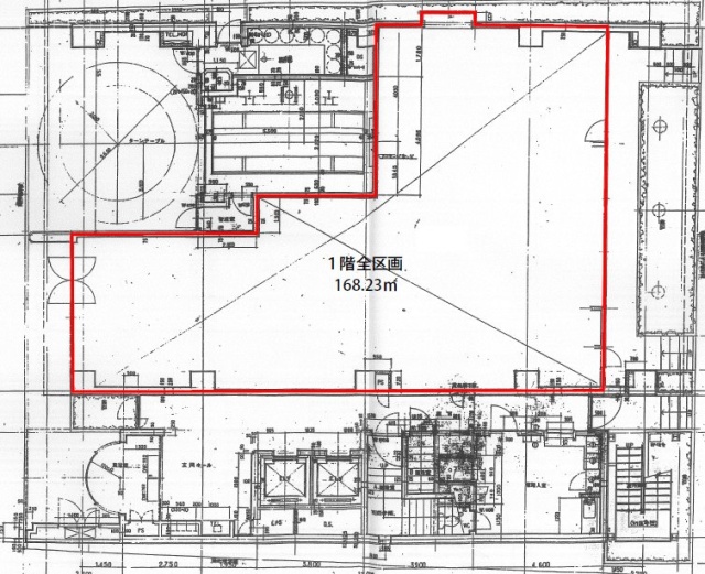 野村不動産南新宿ビル1F 間取り図