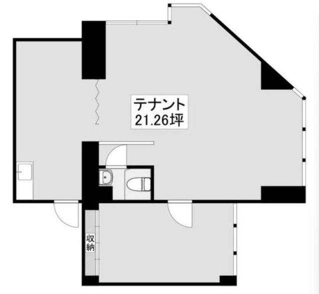 ニュースカイ桜ヶ丘ビル101 間取り図