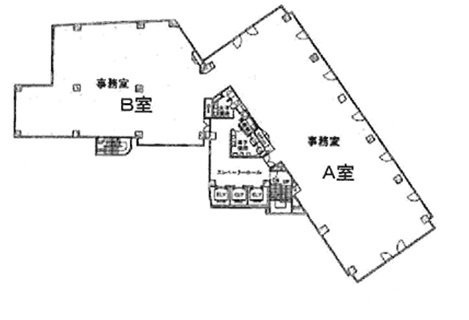 ラウンドクロス田町ビル8F 間取り図