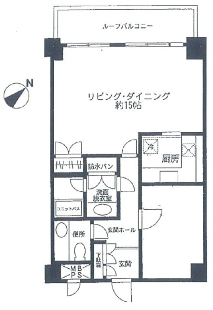 虎ノ門ガーデン703 間取り図