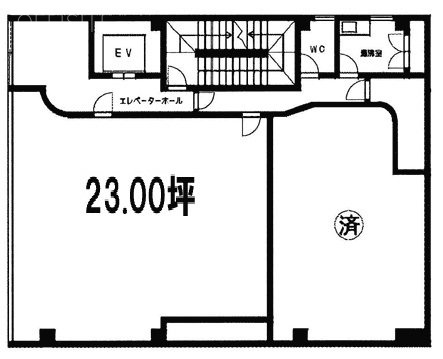 サスガビル201 間取り図