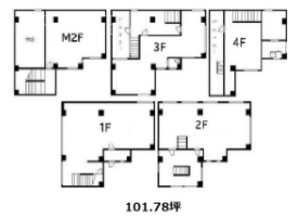 竹山ビル一棟 間取り図