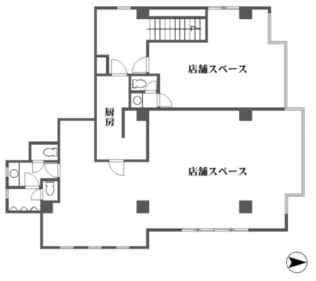 秋谷ビル2F 間取り図