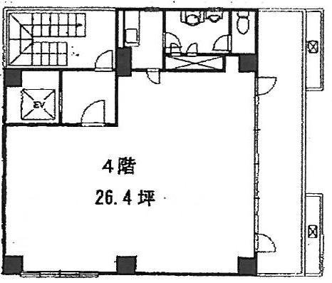 コマツビル4F 間取り図