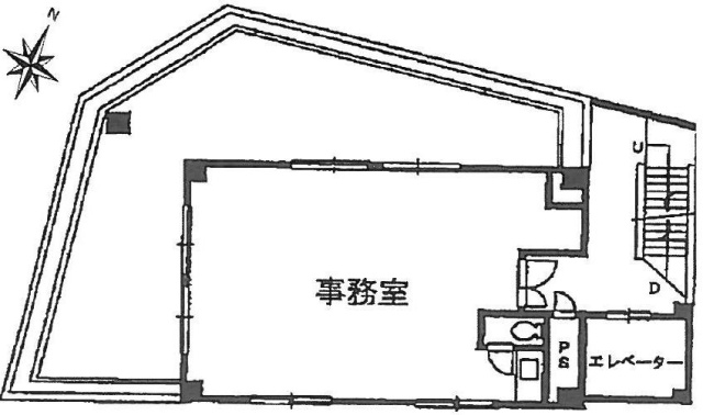 箱崎YMビル7F 間取り図