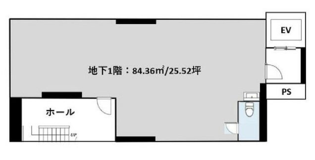 イトーピア日本橋小舟町ビルB1F 間取り図