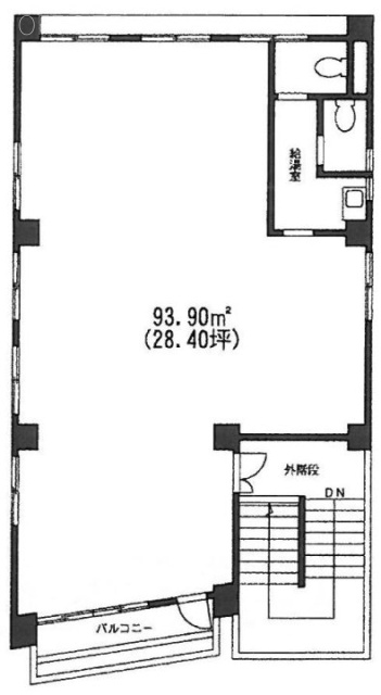 ドアーズ学芸大学ビル4F 間取り図