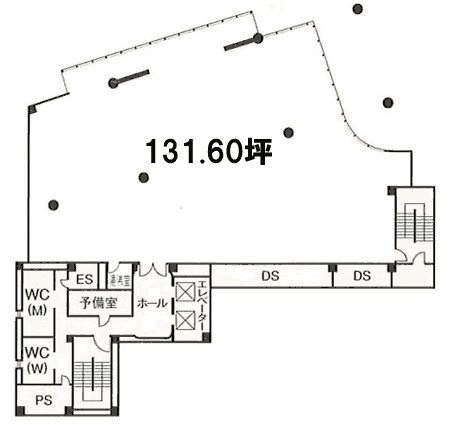 HS大江橋ビル2F 間取り図