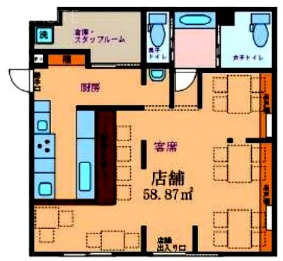 マージュ西小岩101 間取り図