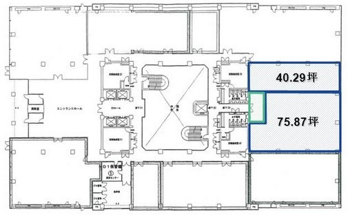 新溝ノ口ビル1F 間取り図