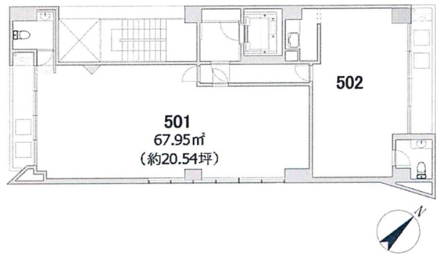 CITTAビル501 間取り図