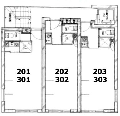 Ceder Terrace番町303 間取り図