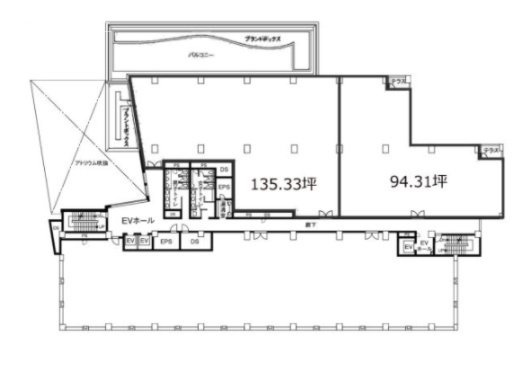 A-PLACE恵比寿南ビル北B 間取り図