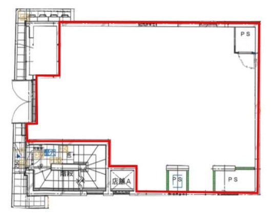 リードシー赤坂1F 間取り図