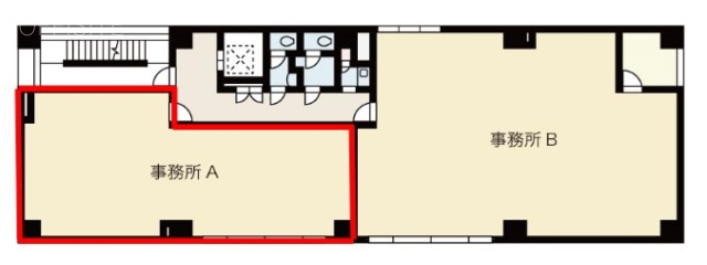 岡安ビルA 間取り図