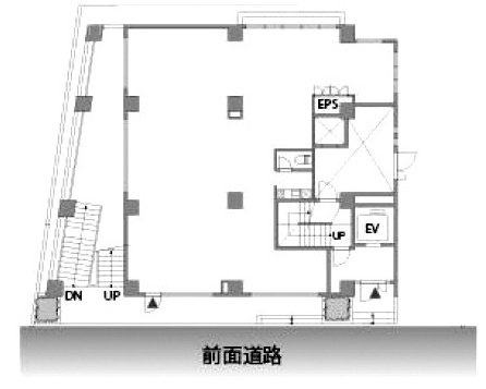 神宮前エーアイビル1F 間取り図