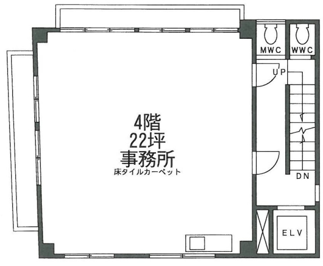 トキワビル4F 間取り図