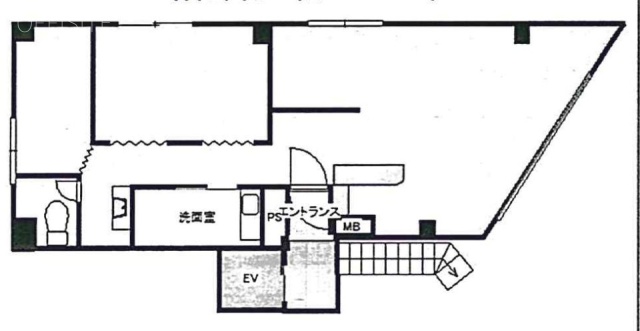 中町ビル302 間取り図