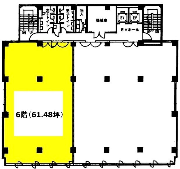 新亀戸ビル6F 間取り図