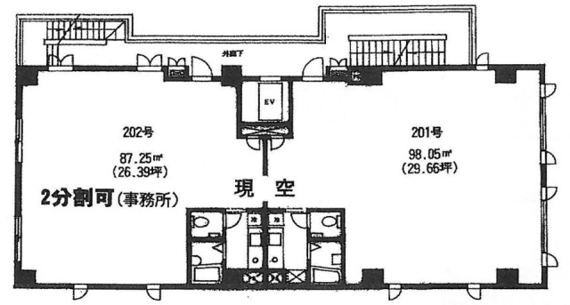 パインアンダー・フラット202 間取り図
